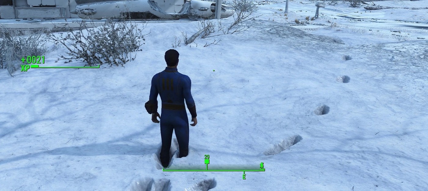 Моддер добавил в Fallout 4 продвинутую деформацию земли и снега