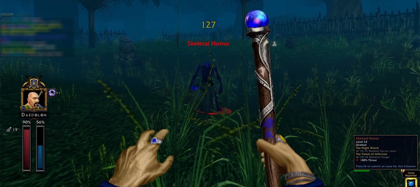 Моддер превращает World of Warcraft Forever в RPG от первого лица в духе Doom и Daggerfall
