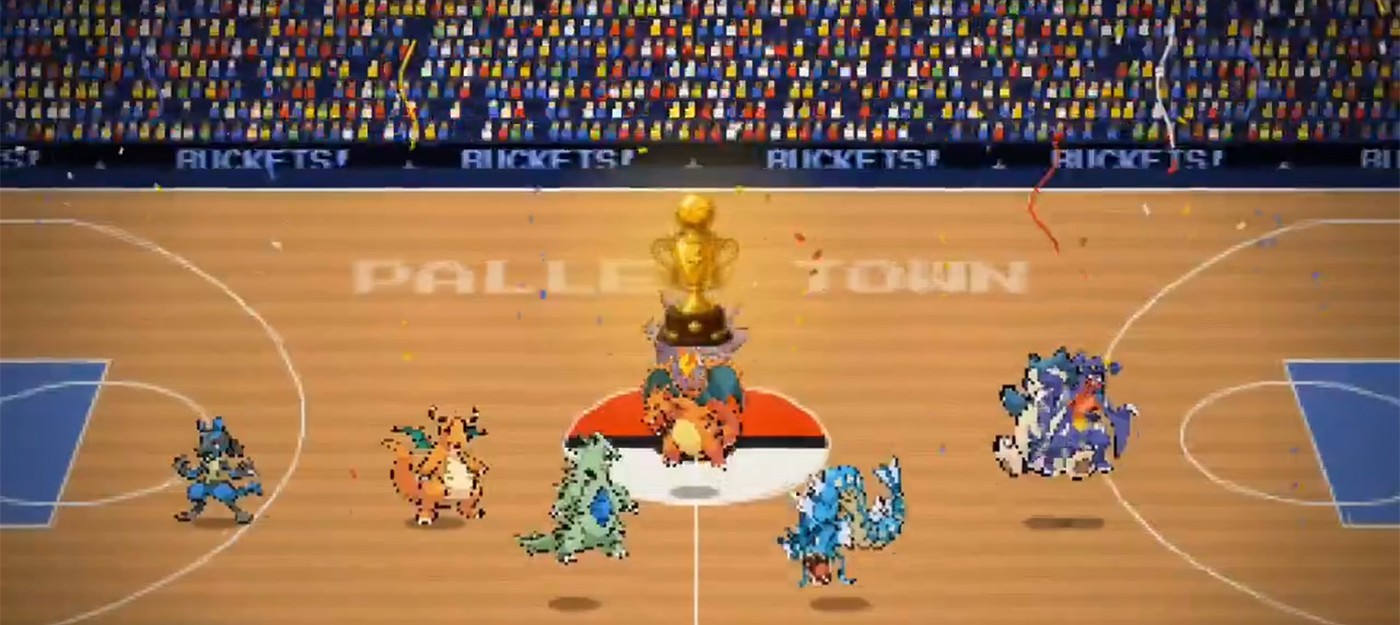 Фанат за неделю создал баскетбольную игру с 291 покемоном в духе NBA 2K и NBA Jam