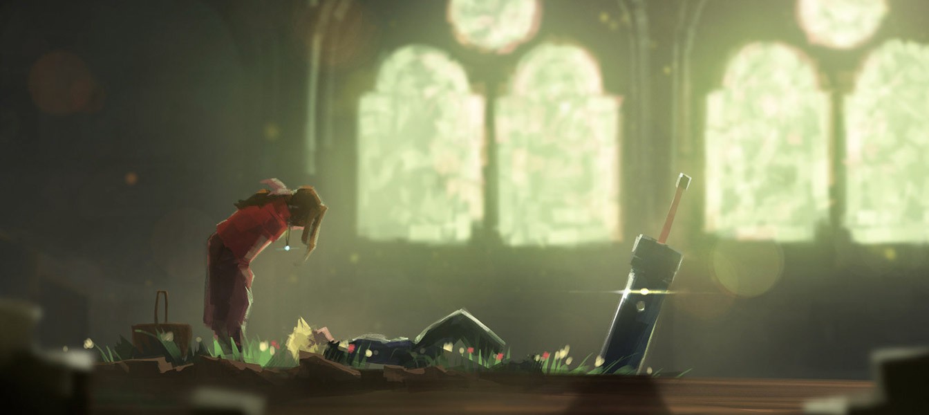 Художник воссоздал запоминающиеся моменты из Final Fantasy VII