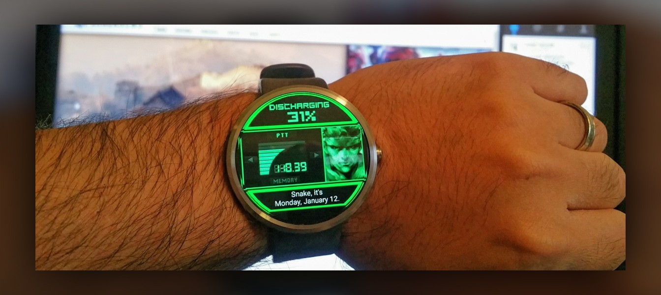 Интерфейс MGS для Android Wear