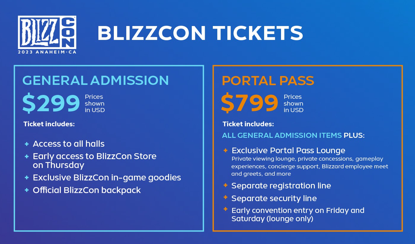 Базовый билет на BlizzCon 2023 обойдется в 299 долларов - Shazoo