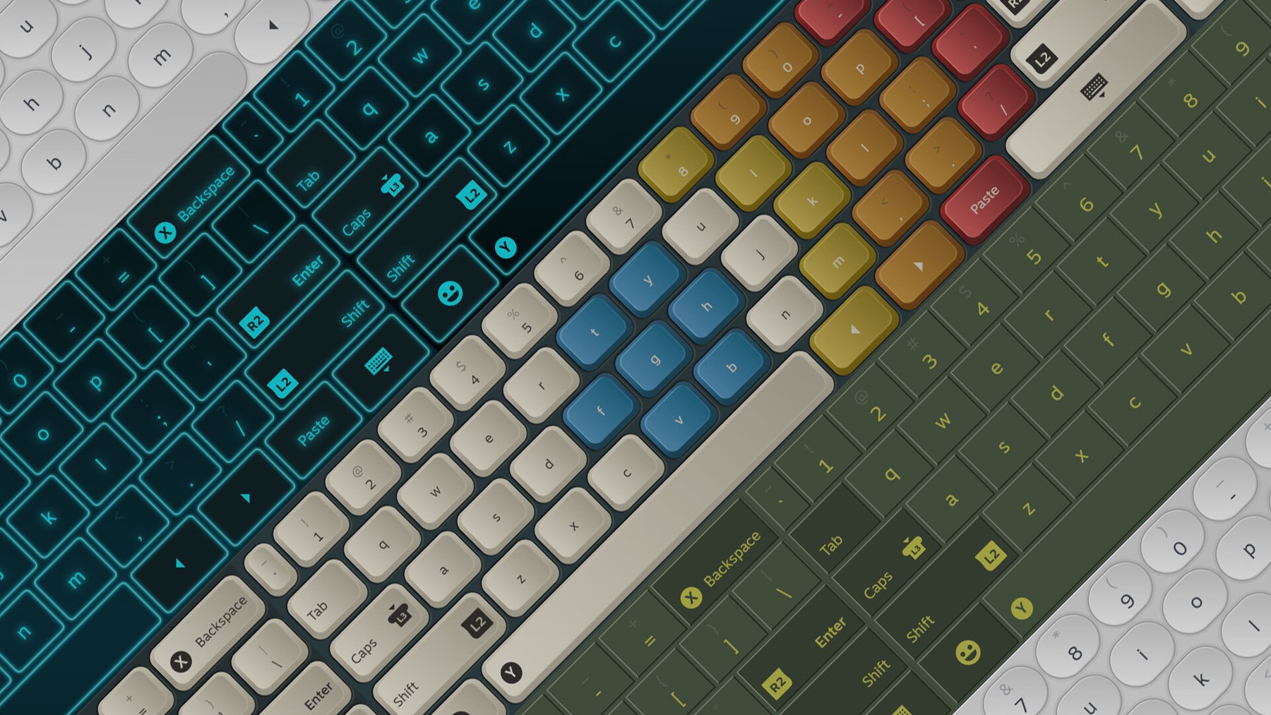 Valve показала темы для виртуальной клавиатуры Steam Deck Shazoo