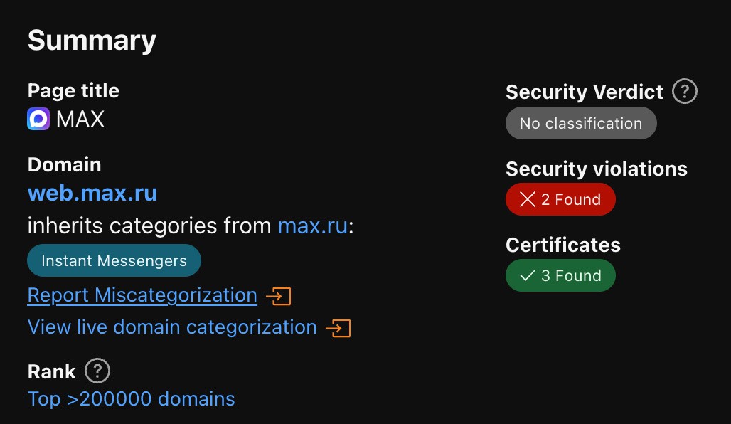 Cloudflare Flags Russian Messenger Max as Spyware, Echoing Telegram Client Ban — image 3