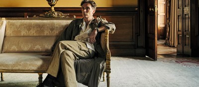 Киллиан Мерфи и Флоренс Пью на кадрах со съемок "Оппенгеймера" Кристофера Нолана