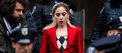 Леди Гага в образе Харли Квинн на съемках продолжения "Джокера"