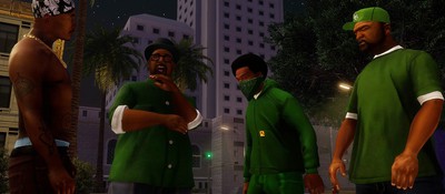 В GTA San Andreas использовались "настоящие члены банд" для озвучки: "Мы показали им сценарии, а они ответили, что "так не говорят"