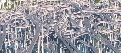 Игрок Cities Skylines построил невероятную 128-полосную развязку, которая работает