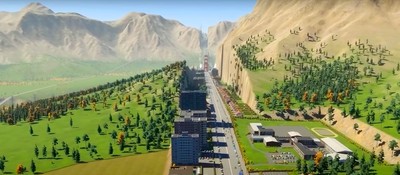 Игрок Cities Skylines 2 случайно воссоздал китайскую разрезанную гору, строя город по прямой линии