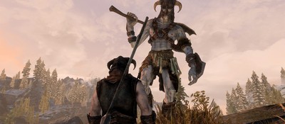 После сотен убийств гигантов в Skyrim геймер узнал о трагичном лоре этих существ