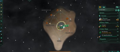 Фанат Stellaris похвастался идеальным стартом – с четырьмя планетарными системами за "бутылочным горлышком"