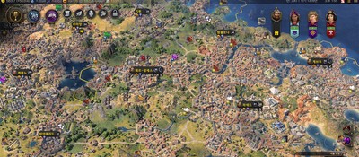 Игрок Civilization 7 построил все чудеса света и теперь его империя получает 50 тысяч золота за ход