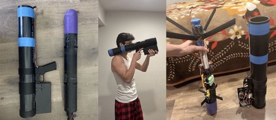 Энтузиаст собрал прототип зенитной ракеты с наведением из деталей за 96 долларов и 3D-принтера