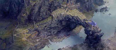 Художник "починил" Солитьюд из Skyrim, нарисовав город в эпичном реалистичном масштабе