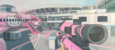 Художница превращает игровые скриншоты в масляные картины и продает их за сотни долларов