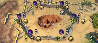 Игрок Civilization 6 запер чудо природы Улуру за Великой Китайской стеной и собирает по 48 золота и 36 культуры за ход
