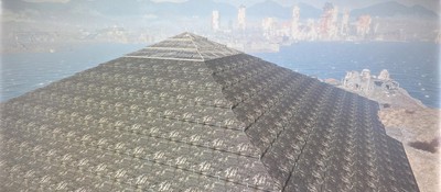 Поклонник Fallout 4 построил в игре без единого мода столь гигантскую пирамиду, что её должно быть видно из космоса