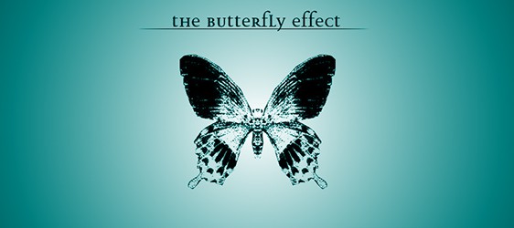Exit butterfly effect. Эффект бабочки Постер.