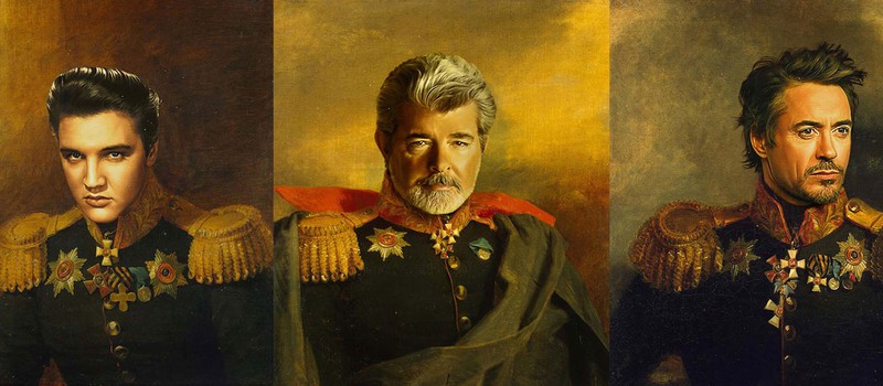 Знаменитости в качестве русских генералов