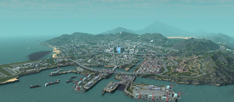 Лос-Сантос из GTA 5 воссоздан в Cities: Skylines