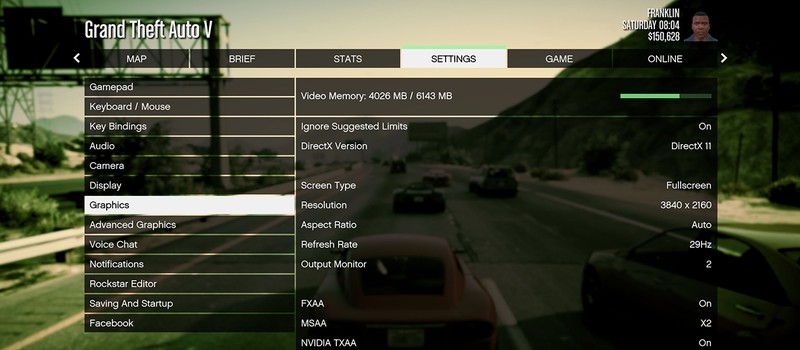 Все графические настройки PC-версии GTA 5