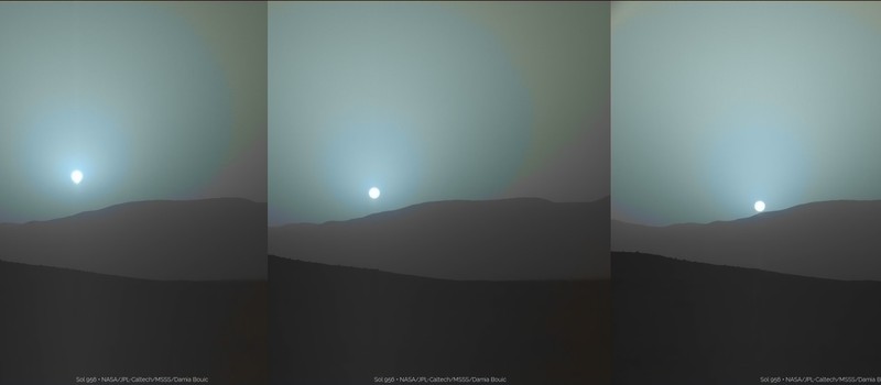 Новые фотографии Марсианского заката