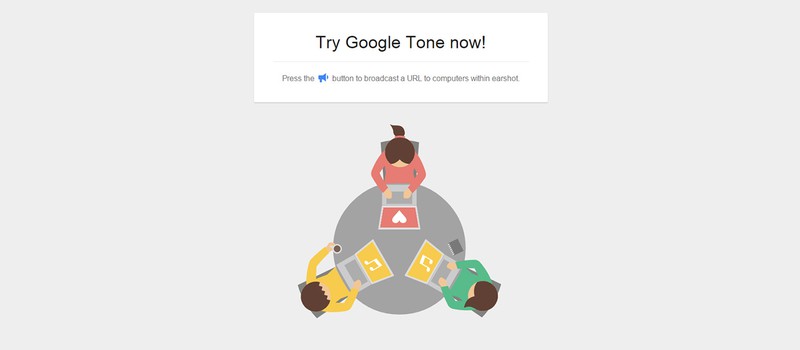 Google Chrome делится ссылками звуком