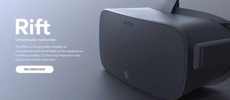В сеть попали рендеры сайта Oculus Rift