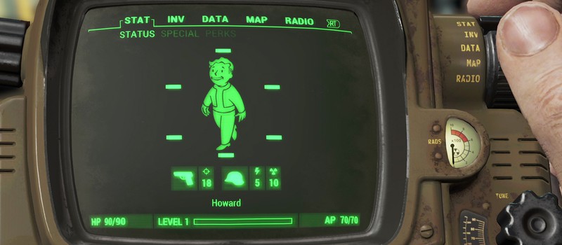 Fallout 4 – взгляд на Пип-Бой и мини-игры
