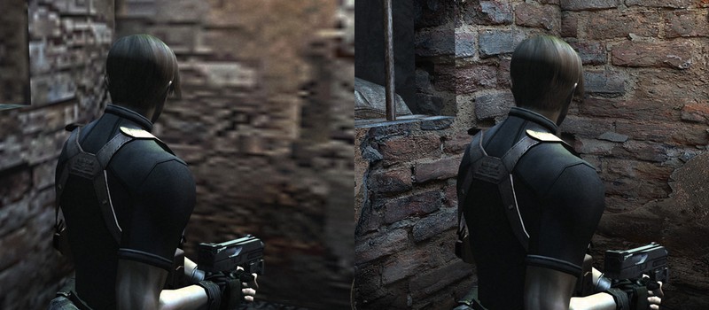 Сравнение Resident Evil 4 и HD-версии от фаната