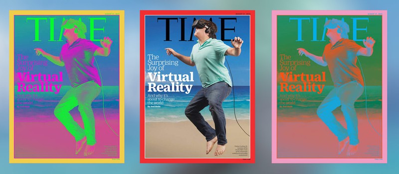 VR-обложка TIME создана для Photoshop'а