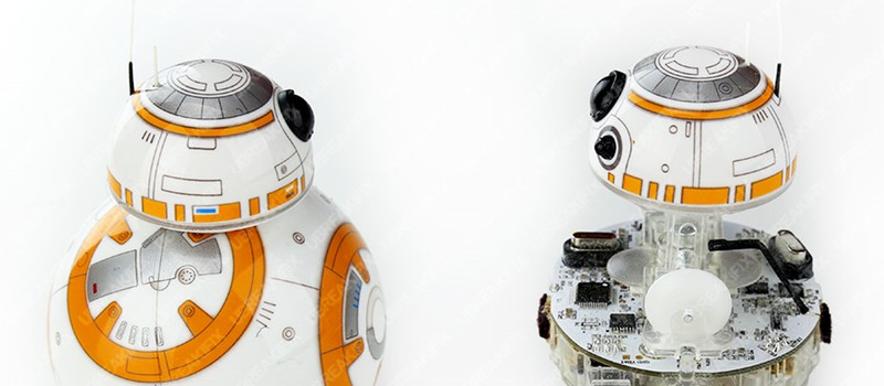 Игрушечный дроид BB-8 изнутри
