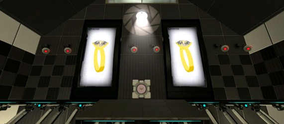 Предложение руки и сердца в Portal 2