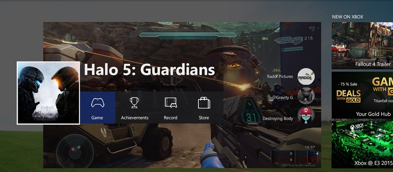 На Xbox One доступен новый дэшборд