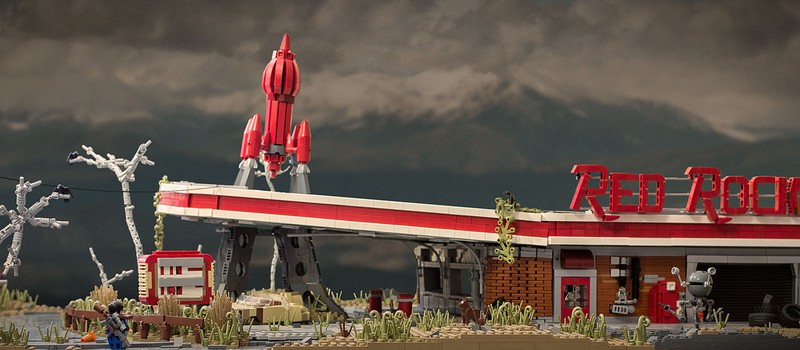 Красная Ракета Fallout 4 создана из LEGO