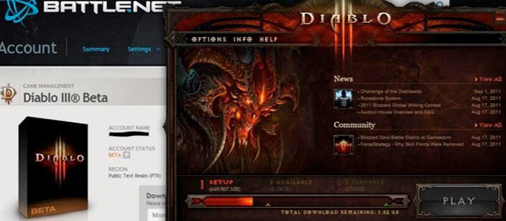 Бета тест Diablo III стартовал + скриншоты
