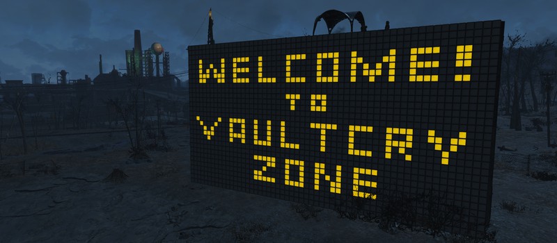 Fallout 4: Welcome to Vaultcry Zone - Безумная световая панель