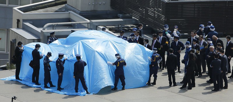 Японская полиция будет охотиться на дронов при помощи дронов с сетями