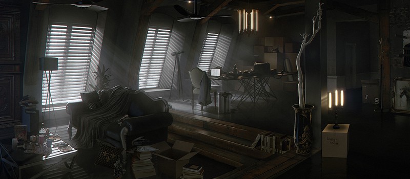 Новые арты Deus Ex: Mankind Divided — апартаменты Дженсена