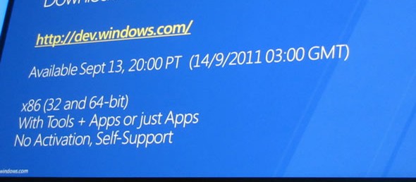 Windows 8 Developer Preview доступна для скачивания