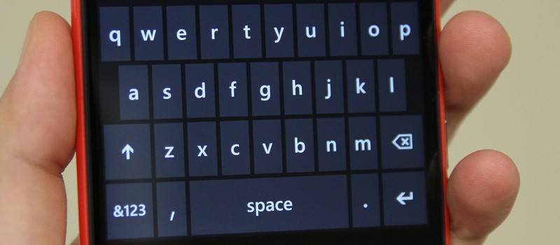 Клавиатура на смартфоны для набора текста одной рукой