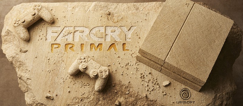 Каменная PS4 и DualShock 4 в стиле Far Cry Primal