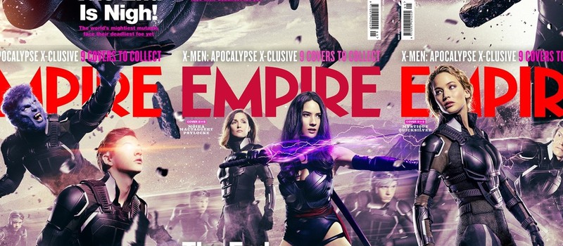 Обложки журнала EMPIRE c X-Men: Apocalypse