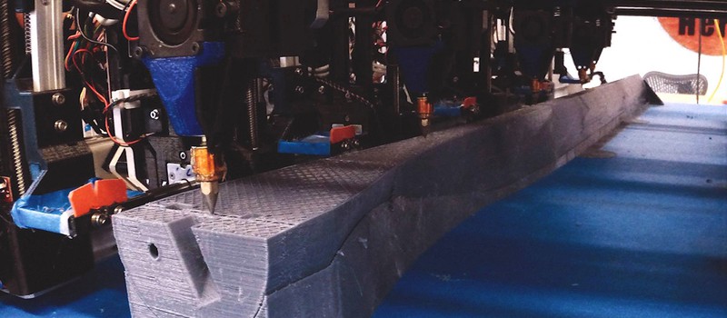 Гигантский 3D-принтер способен создавать огромные объекты за раз