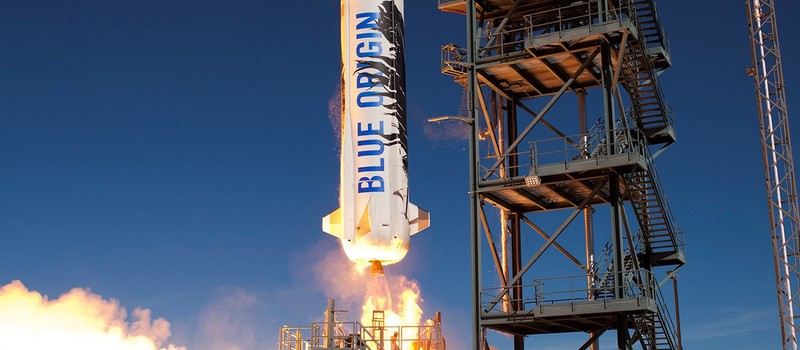 Третий успешный запуск и посадка ракеты Blue Origin