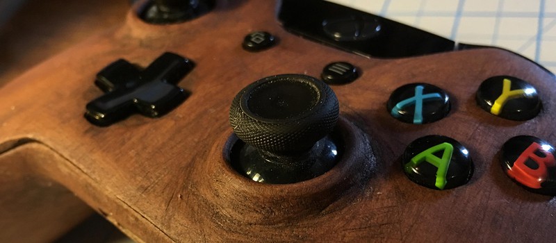 Контроллер Xbox One напечатали из дерева на 3D-принтере