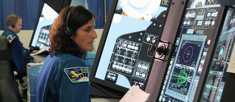NASA использует огромные сенсорные экраны для тренировки астронавтов