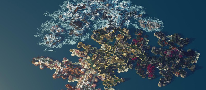 400 часов на создание потрясающей карты Minecraft