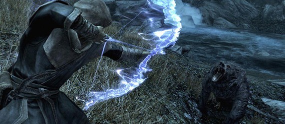 Геймплей The Elder Scrolls V: Skyrim – сражения