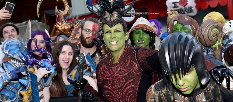 Джейми Ли Кертис на премьере Warcraft